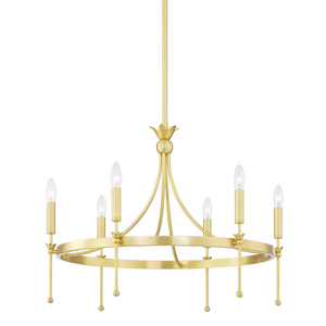 Hudson Valley Lighting Gates 6 Light Chandelier