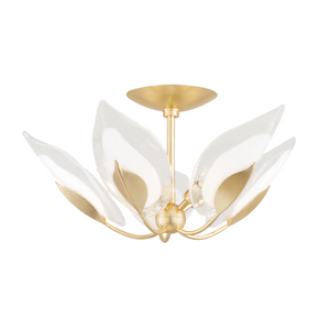 Hudson Valley Lighting Blossom 5 Light Semi Flush