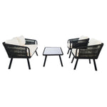Safavieh Kerson 4Pc Rope Living Set , PAT7519