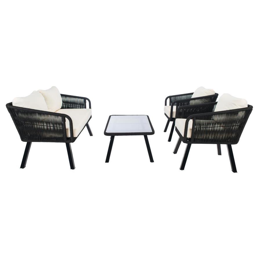 Safavieh Kerson 4Pc Rope Living Set , PAT7519
