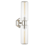 Hudson Valley Lighting Roebling 2 Light Wall Sconce - Polished Nickel