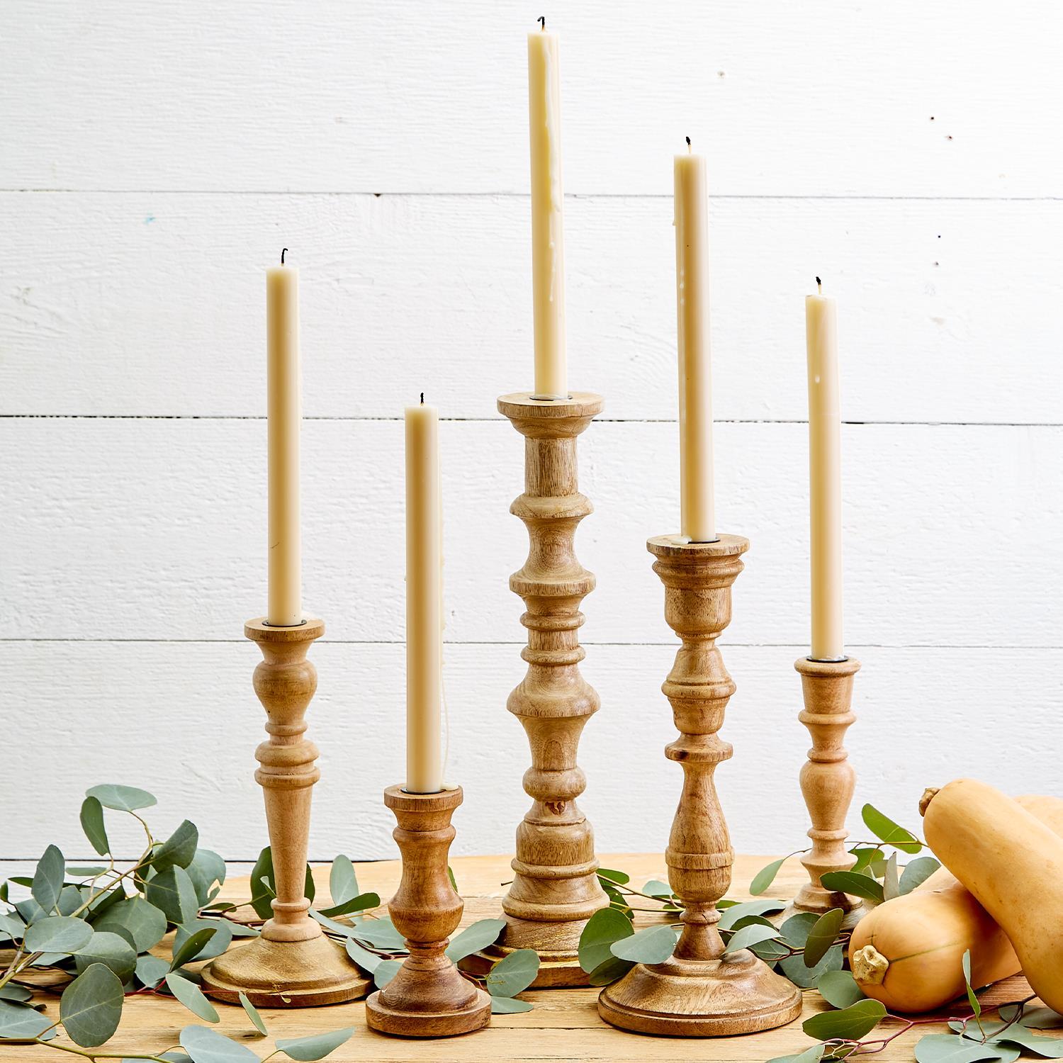 Two's Company S/5 Candlesticks Includes 5 Design/Sizes