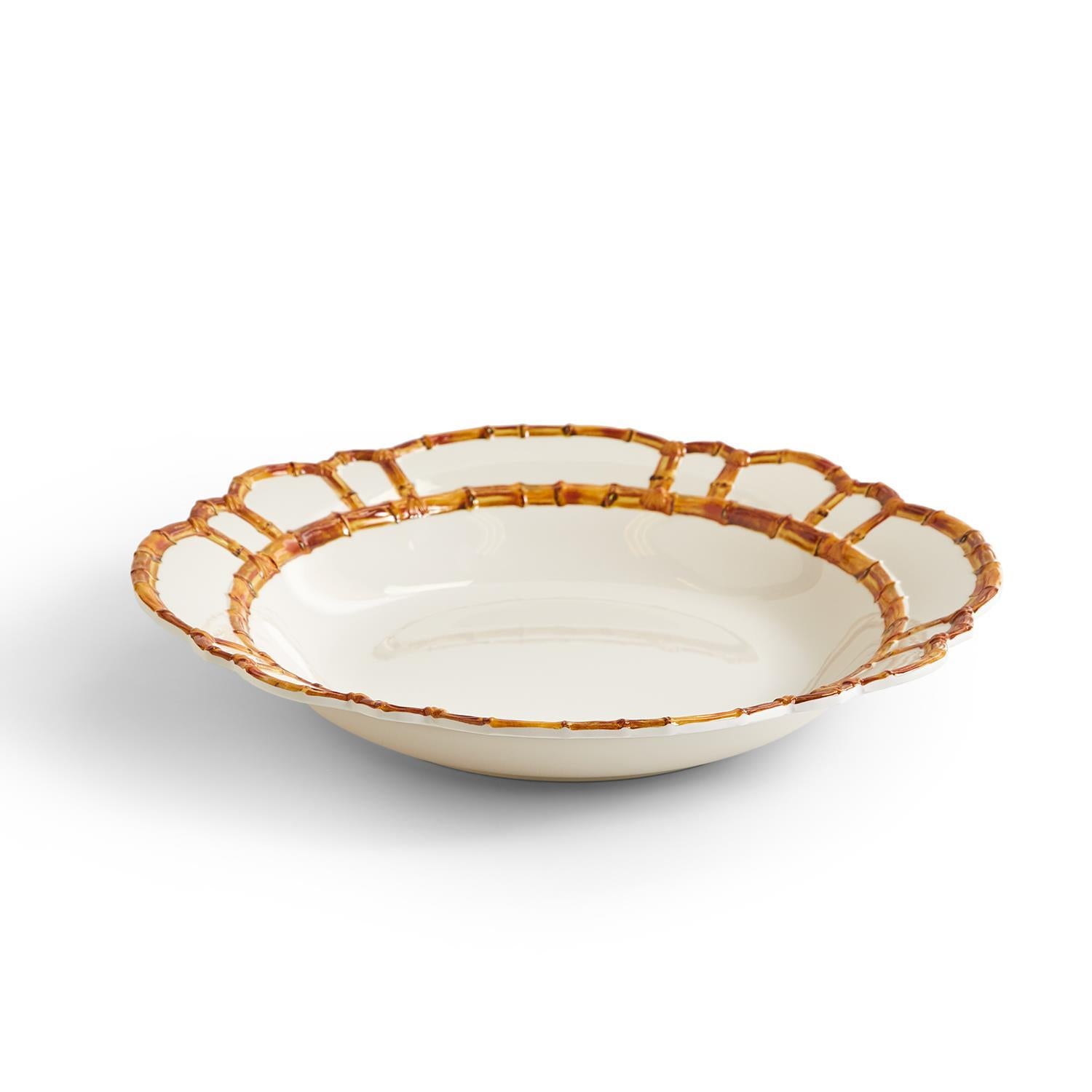 Two's Company Bamboo Touch Bowl