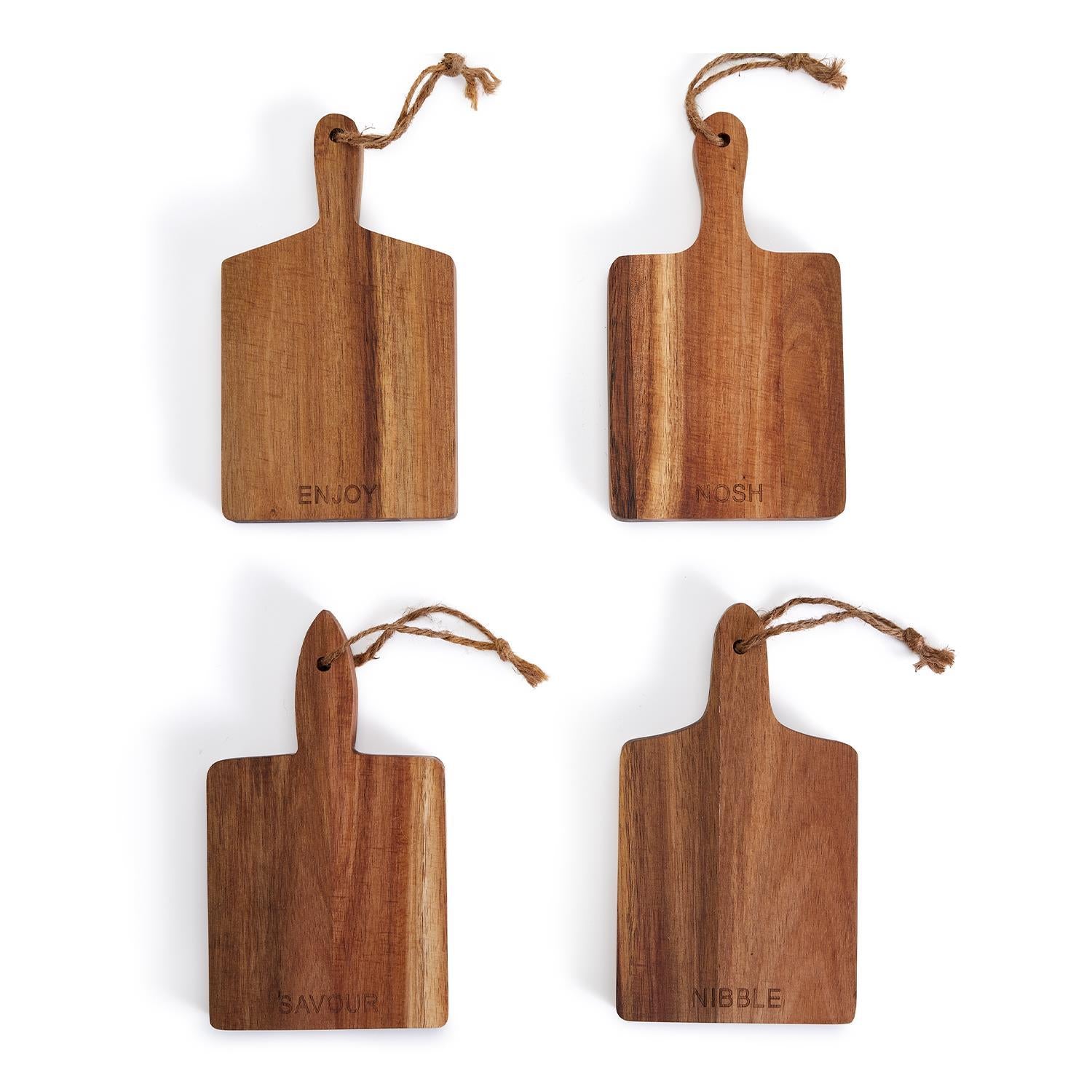 Two's Company S/4 Individual Charcuterie Boards