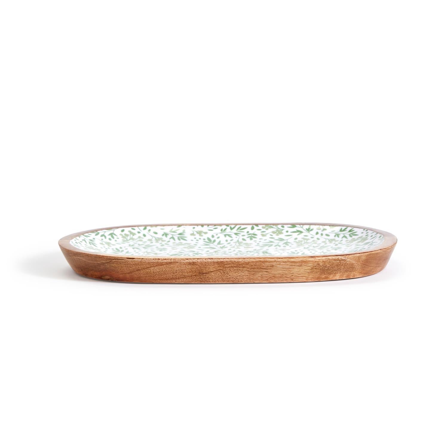Two's Company Countryside Wood Oval Platter