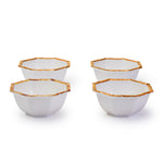 Two's Company S/4 Bamboo Touch Octagonal Bowls