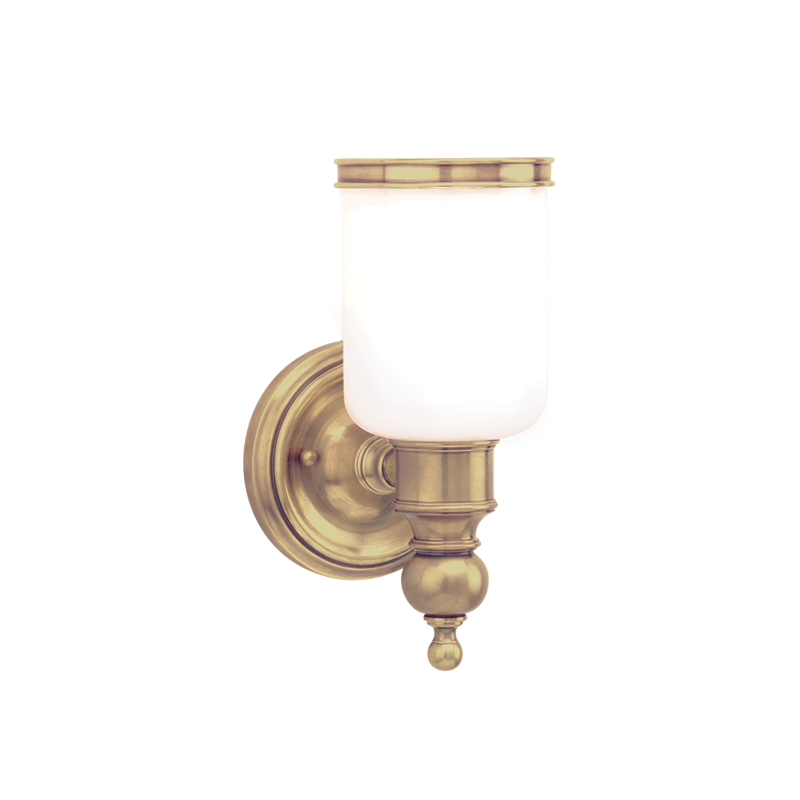 Hudson Valley Lighting Chatham 1 Light Bath Bracket - Aged Brass