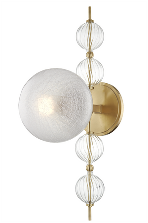 Hudson Valley Lighting Calypso 1 Light Wall Sconce