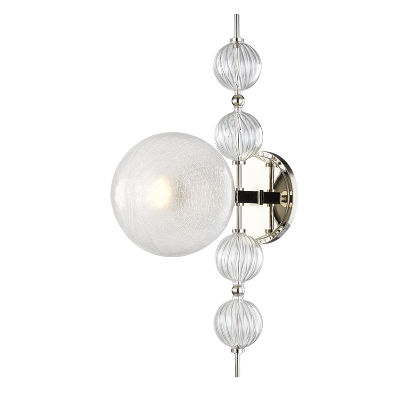 Hudson Valley Lighting Calypso 1 Light Wall Sconce - Polished Nickel