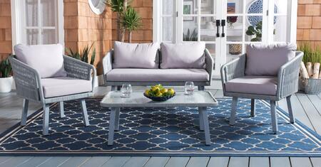 Safavieh Kerson 4Pc Rope Living Set , PAT7519