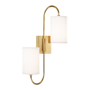 Hudson Valley Lighting Junius 2 Light Wall Sconce