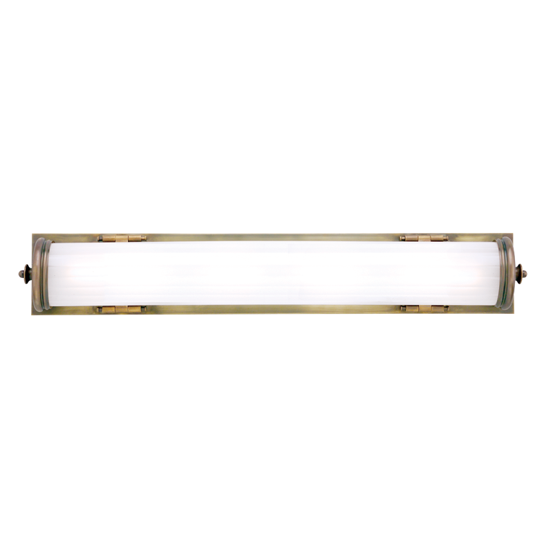 Hudson Valley Lighting Bristol 4 Light Bath Bracket - Aged Brass