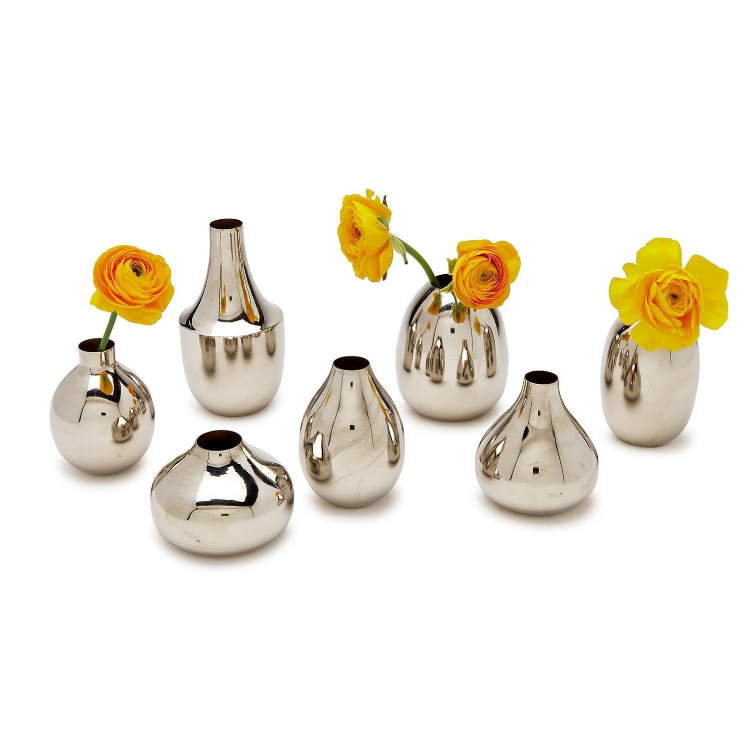 S7 Silver-Plated Nickel Vases