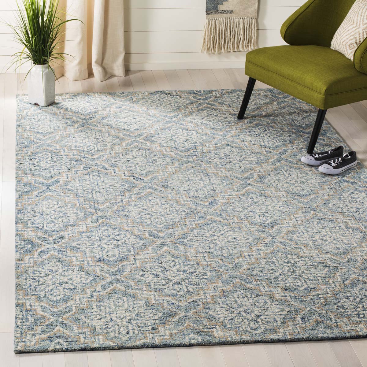 Safavieh Abstract 201 Rug, ABT201 - Blue / Grey