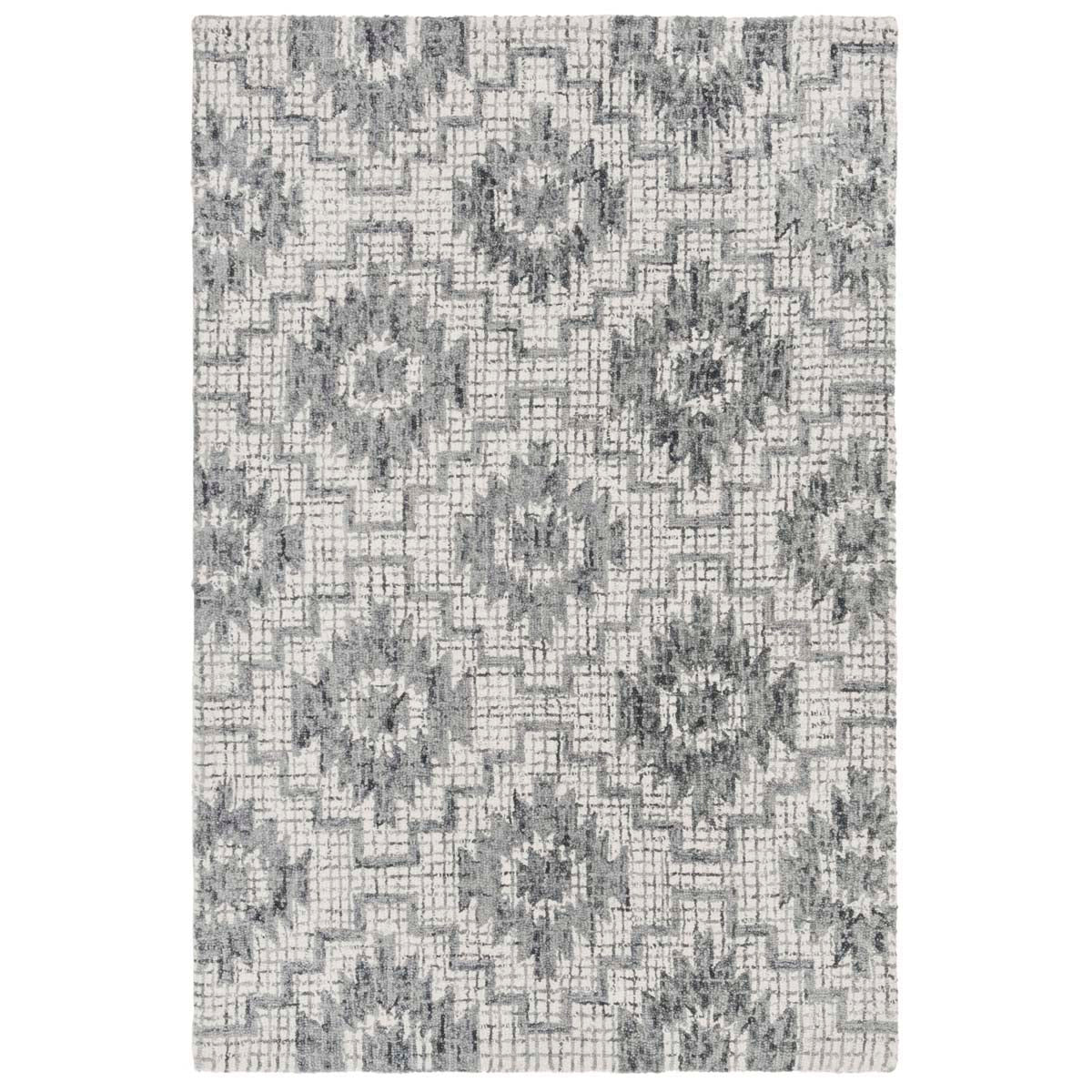 Safavieh Abstract 202 Rug, ABT202 - Ivory / Dark Grey