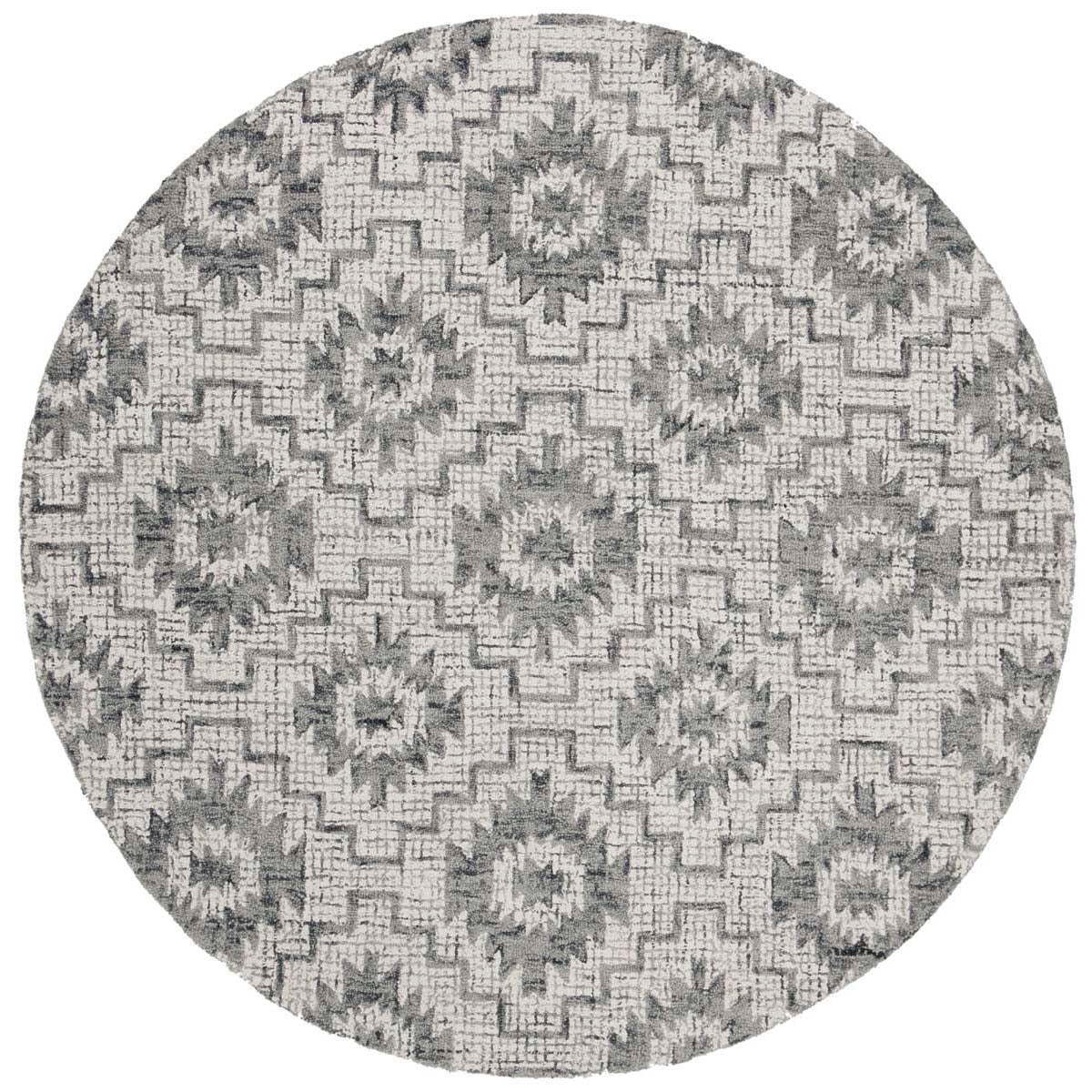 Safavieh Abstract 202 Rug, ABT202 - Ivory / Dark Grey