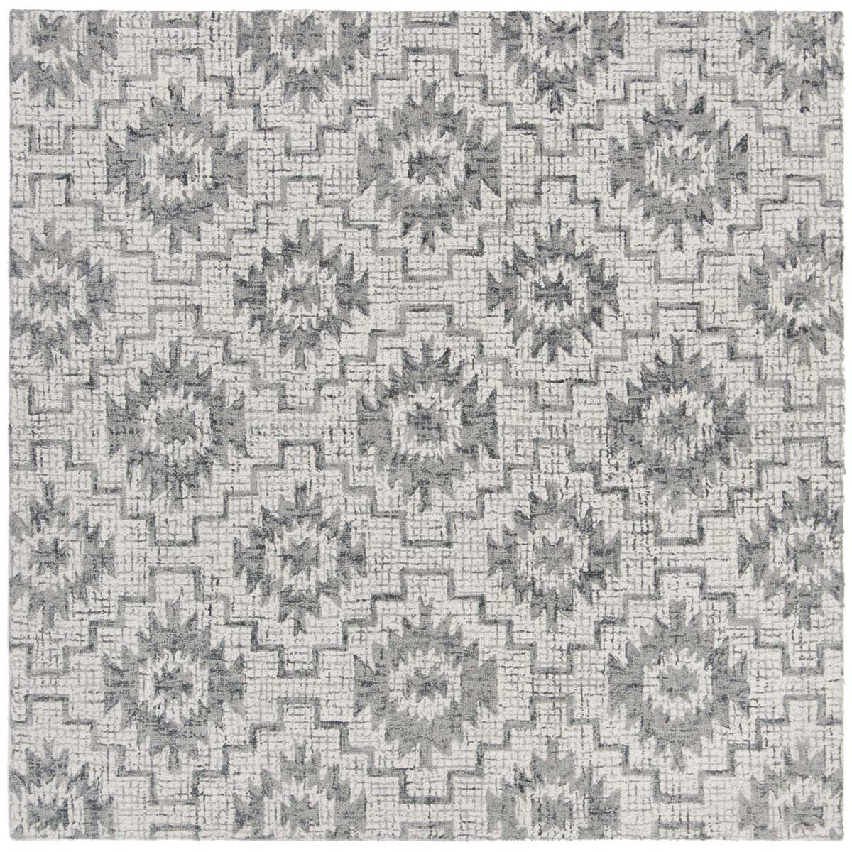 Safavieh Abstract 202 Rug, ABT202 - Ivory / Dark Grey