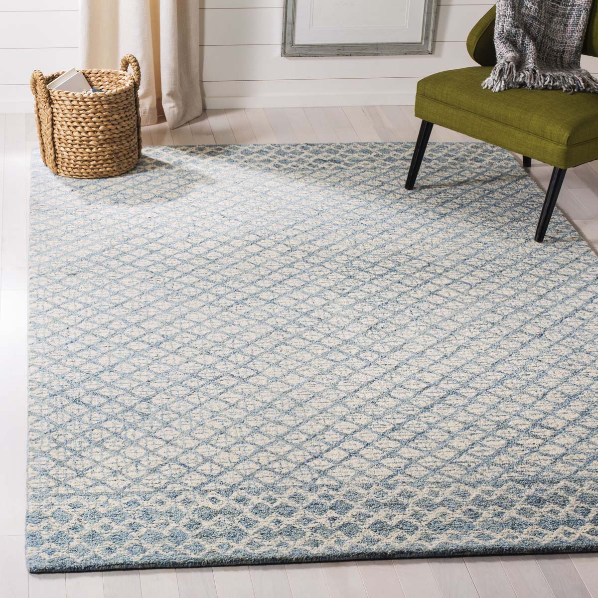 Safavieh Abstract 203 Rug, ABT203 - Blue / Ivory