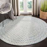 Safavieh Abstract 203 Rug, ABT203 - Blue / Ivory