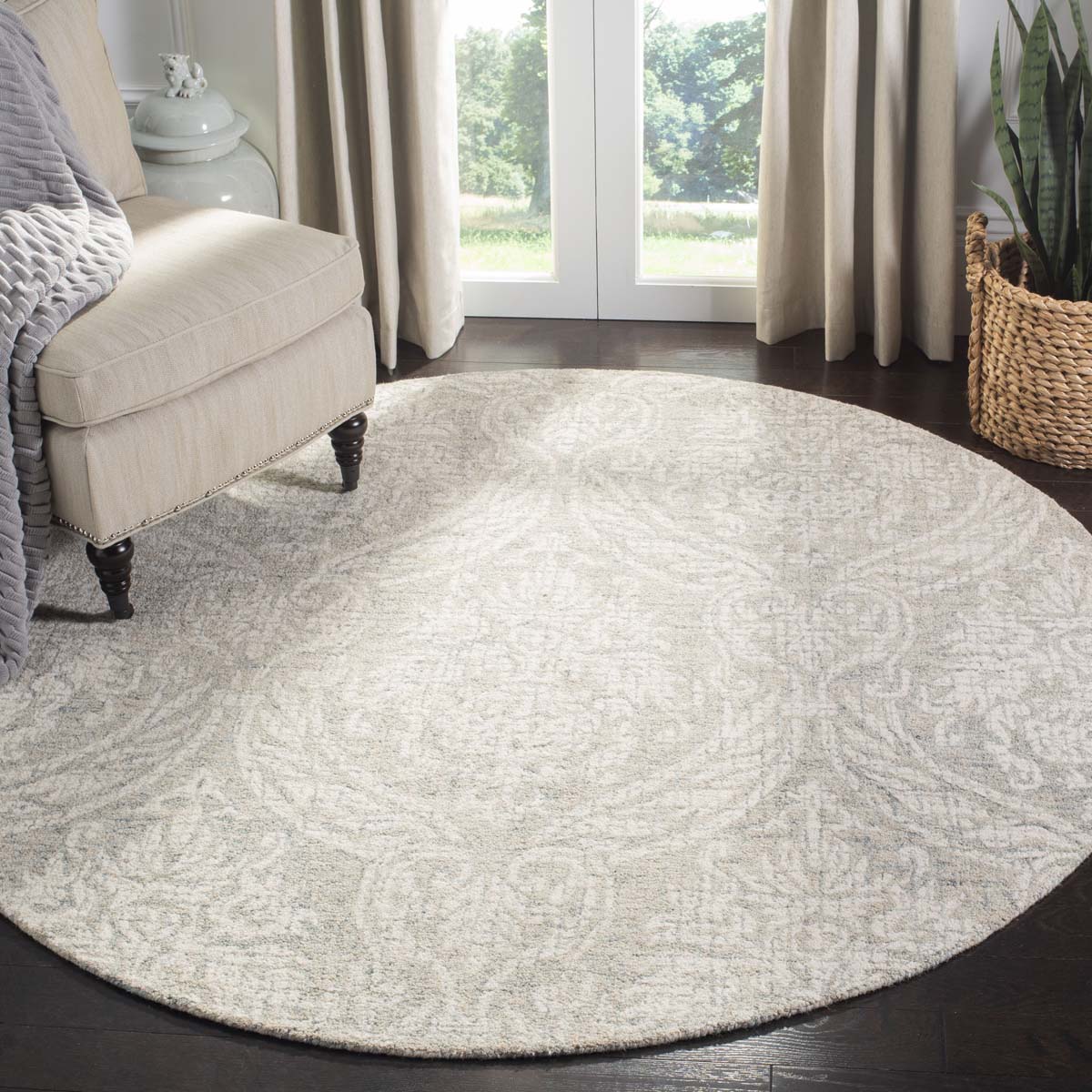 Safavieh Abstract 204 Rug, ABT204 - Grey / Ivory
