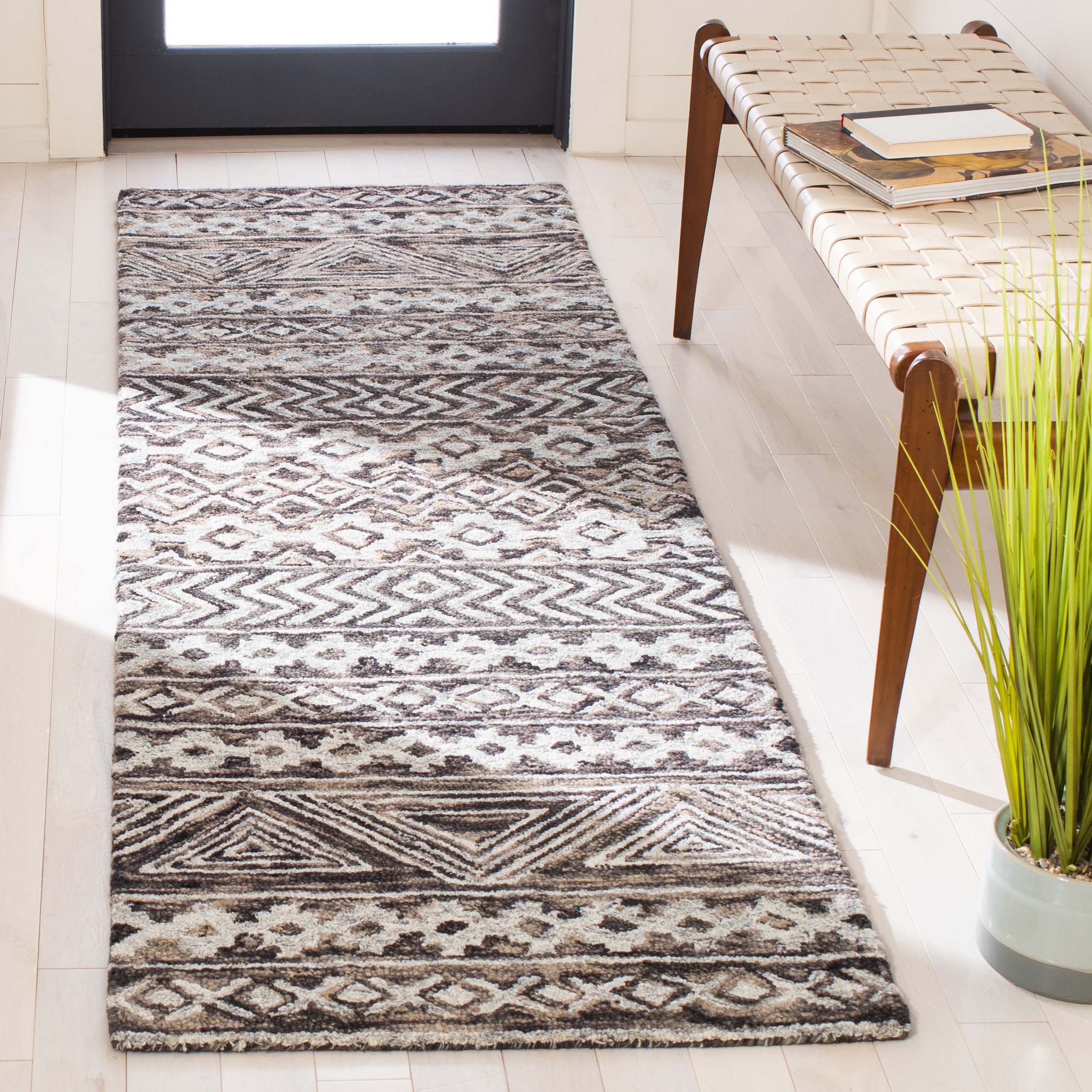 Safavieh Abstract 252 Rug, ABT252 - Grey / Brown