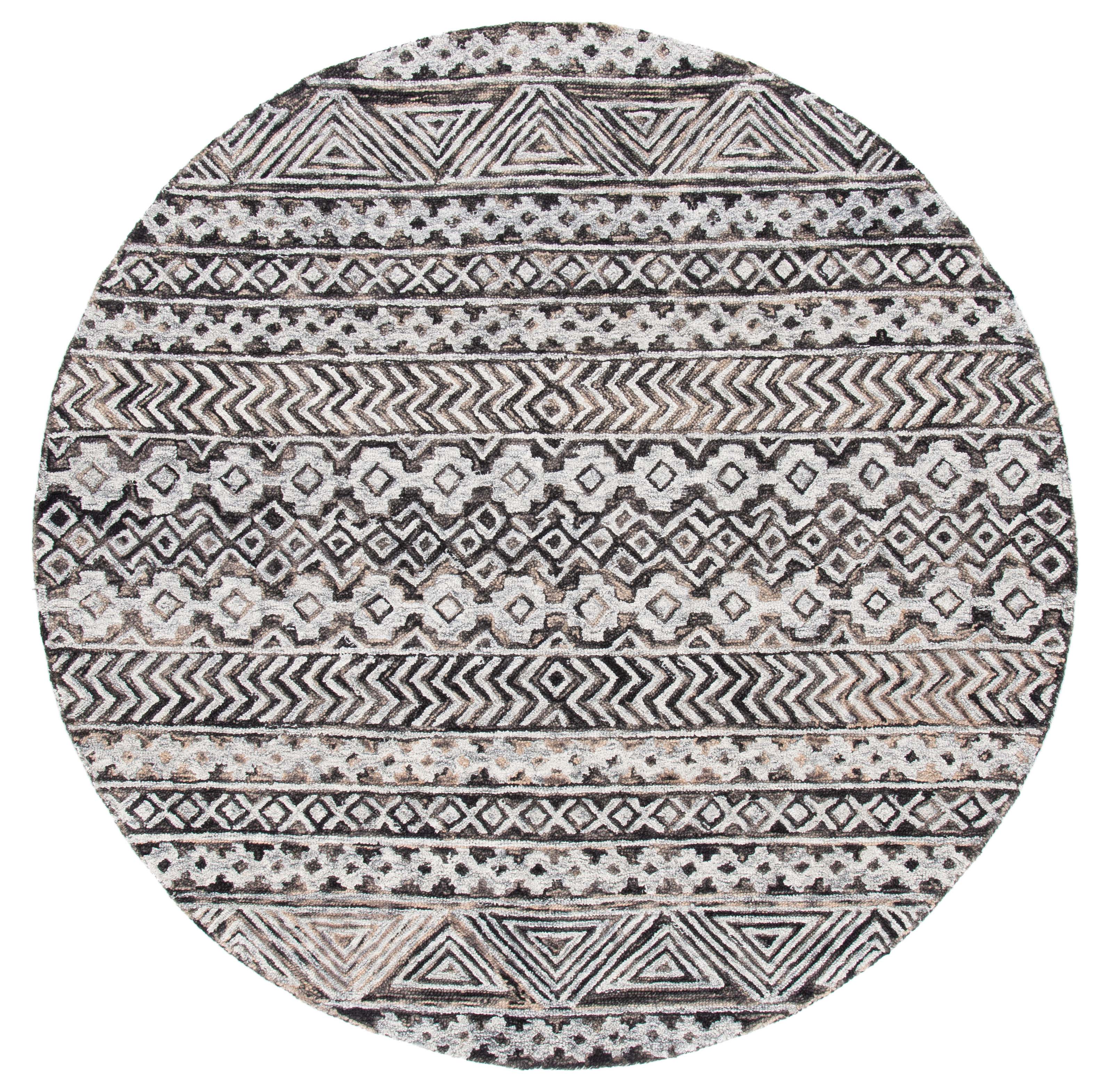 Safavieh Abstract 252 Rug, ABT252 - Grey / Brown