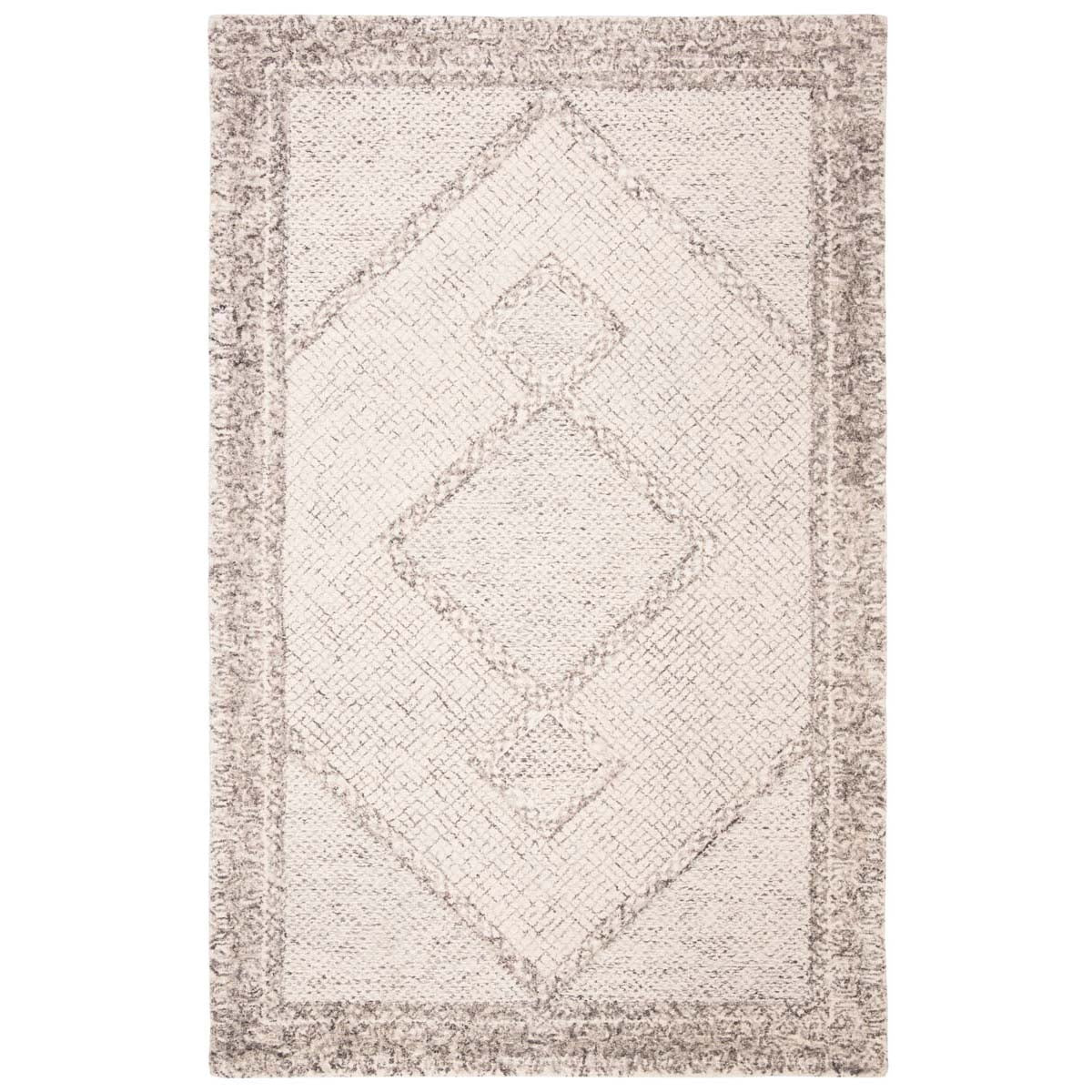 Safavieh Abstract 345 Rug, ABT345 - Ivory / Grey