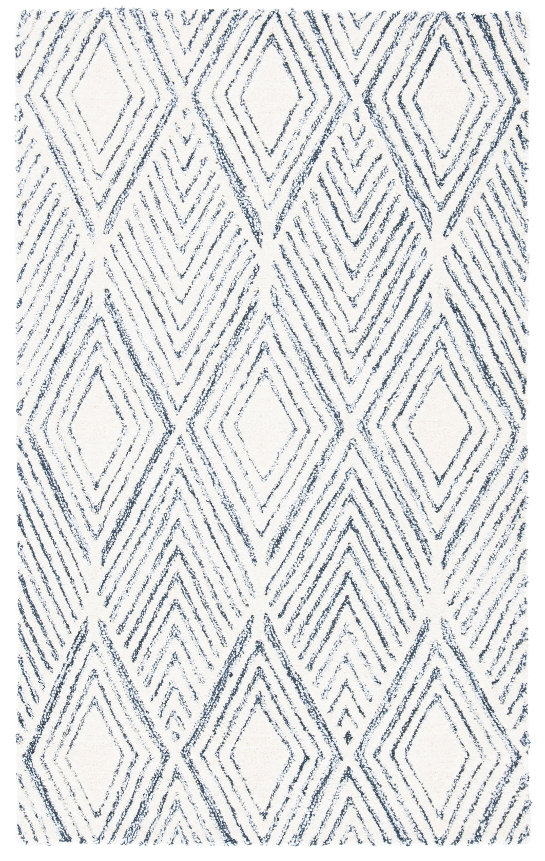 Safavieh Abstract 350 Rug, ABT350 - Ivory / Charcoal