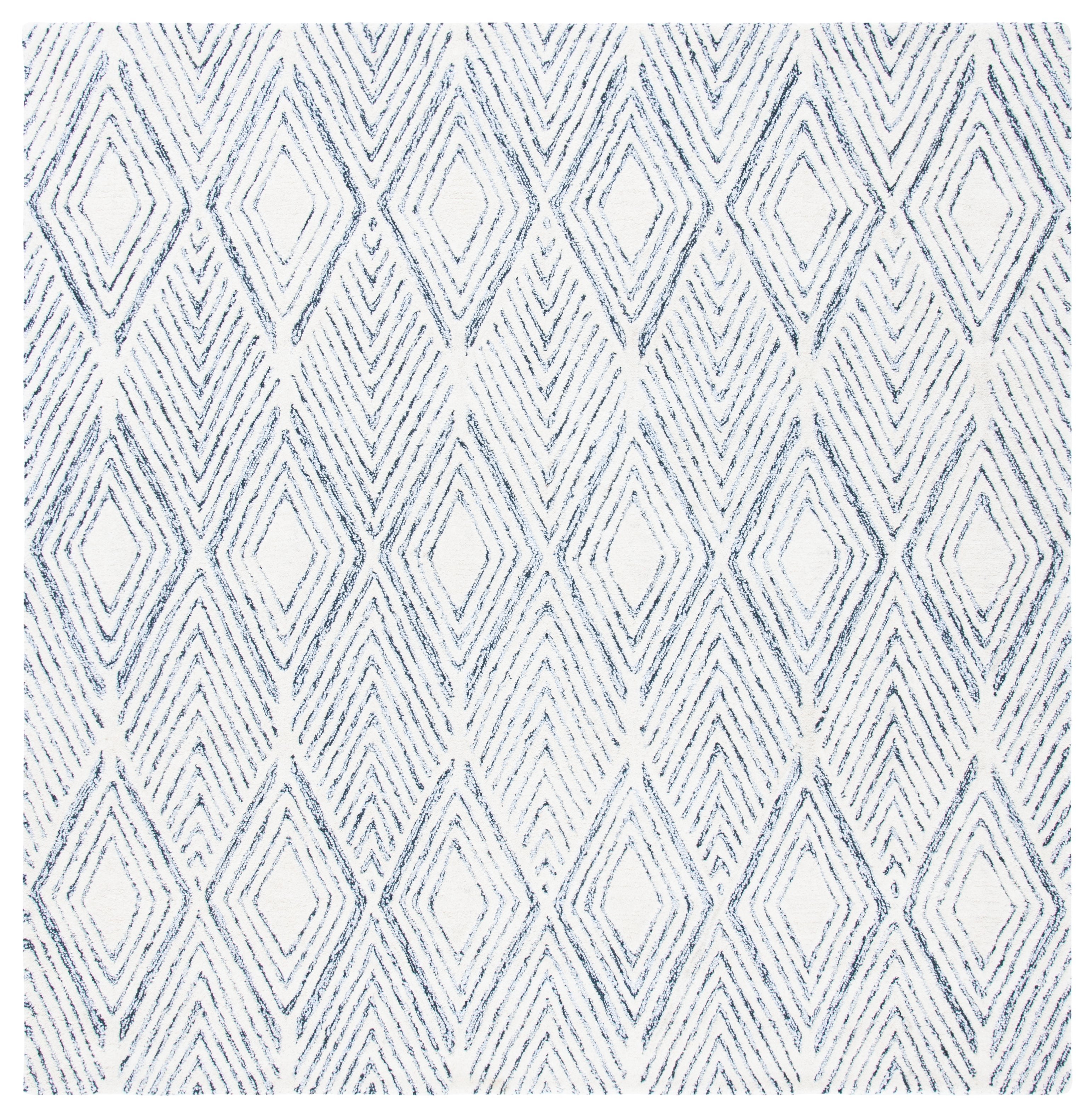 Safavieh Abstract 350 Rug, ABT350 - Ivory / Charcoal