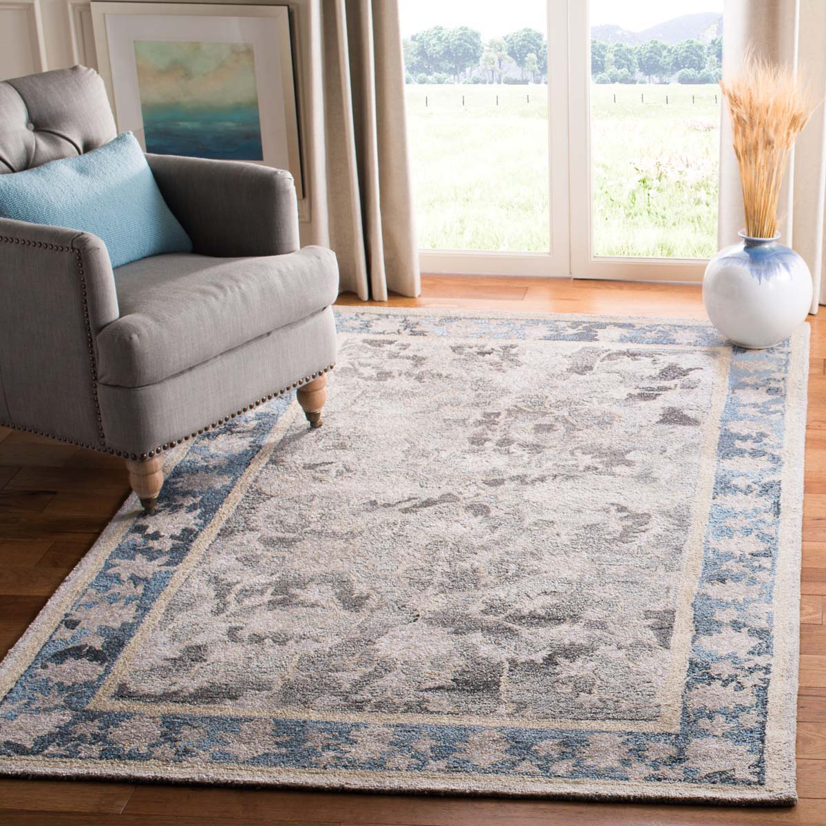 Safavieh Abstract 625 Rug, ABT625 - Beige / Blue