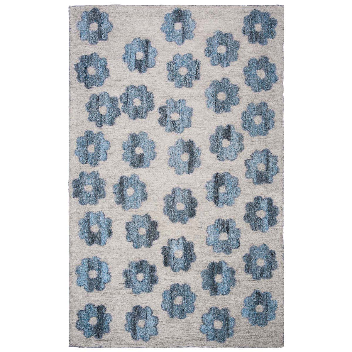 Safavieh Abstract 637 Rug, ABT637 - Grey / Blue