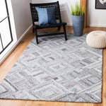 Safavieh Abstract 642 Rug, ABT642 - Grey / Turquoise