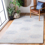 Safavieh Abstract 650 Rug, ABT650 - Ivory / Blue