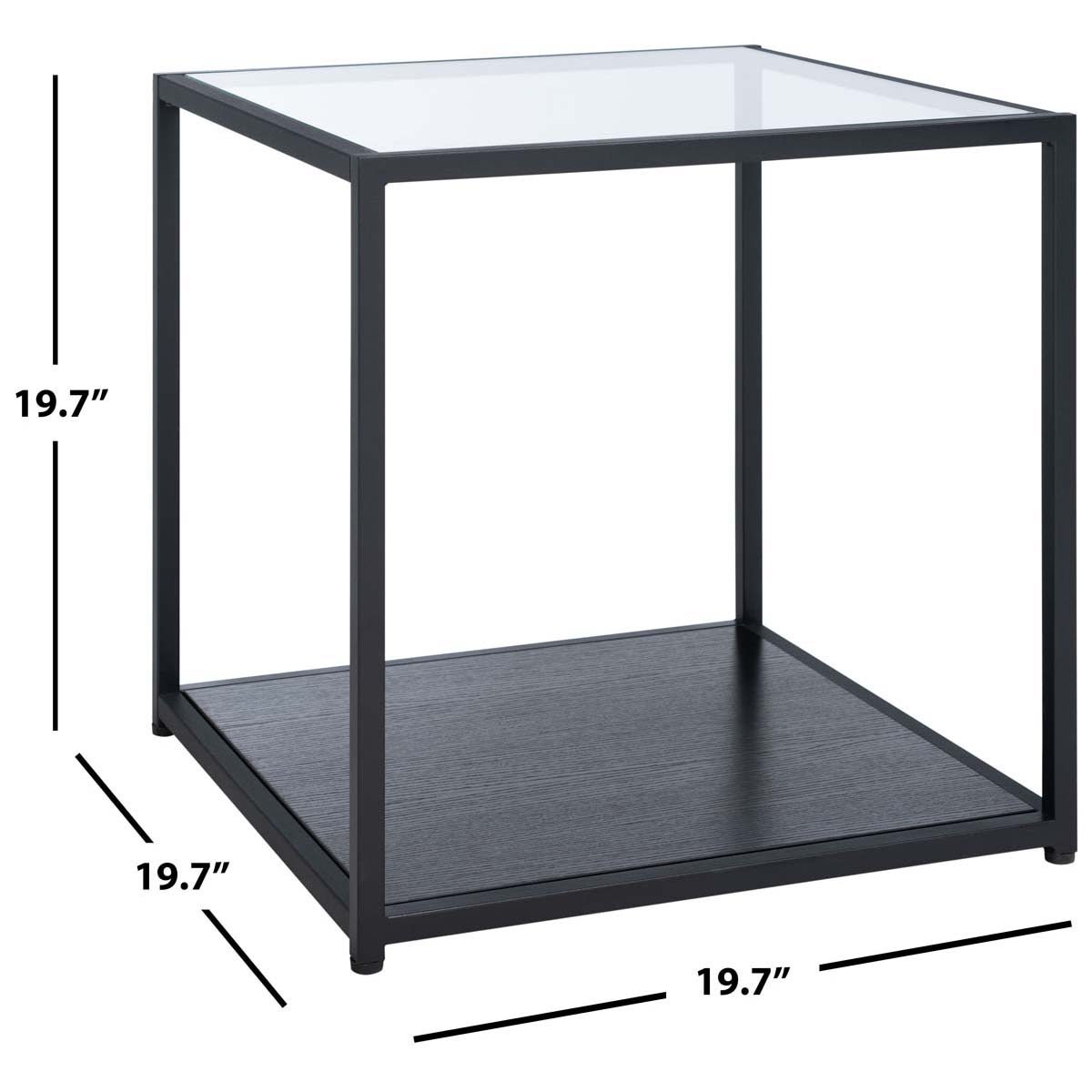 Safavieh Ackley End Table  , ACC2001 - Black