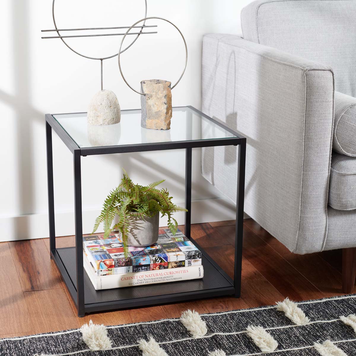 Safavieh Ackley End Table  , ACC2001 - Black