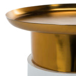 Safavieh Zenith Tray Top Side Table , ACC3200 - Gold/White