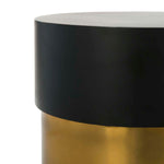 Safavieh Solstice Round Side Table , ACC3201 - Black/Gold