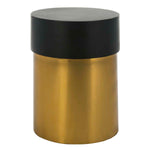 Safavieh Solstice Round Side Table , ACC3201 - Black/Gold