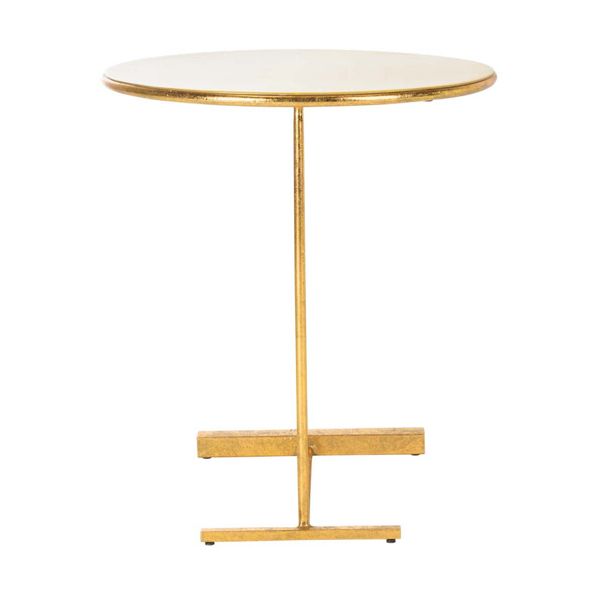 Safavieh Sionne Round C Table , ACC3210 - Yellow Enamel/Gold