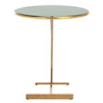 Safavieh Sionne Round C Table , ACC3210 - Hunter Green Enamel/Gold
