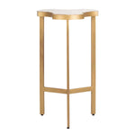 Safavieh Suki Agate Tripod Accent Table , ACC3701 - White Agate/Gold