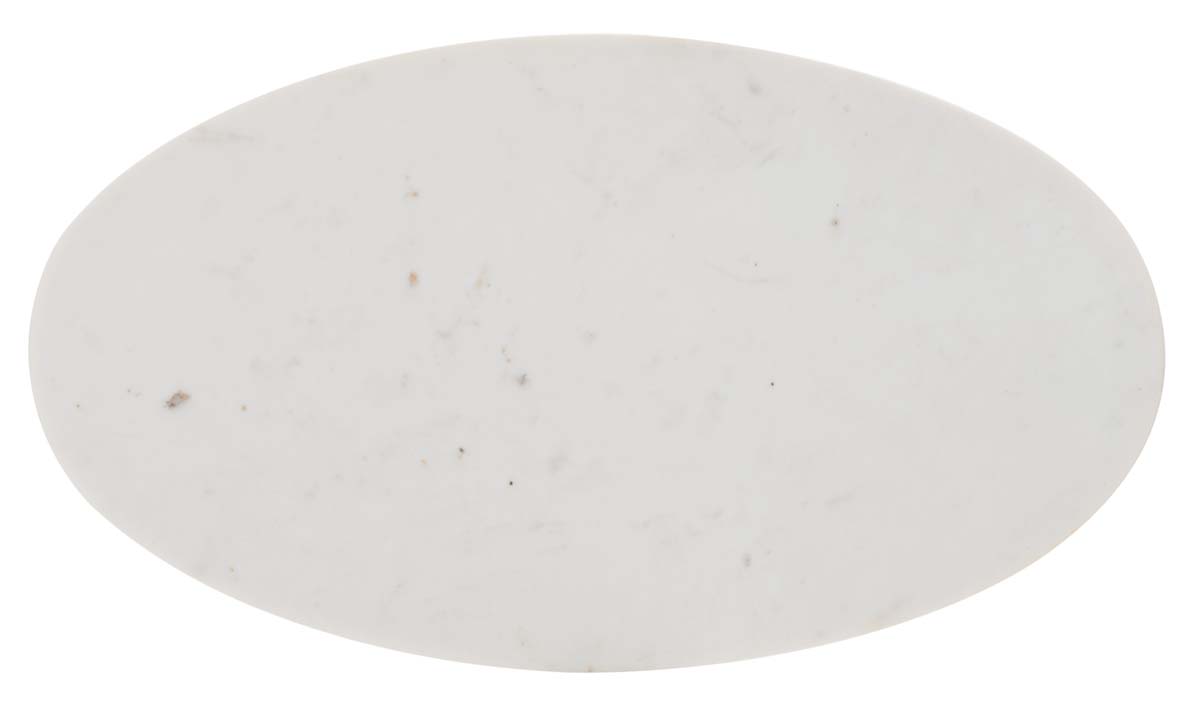 Safavieh Tage Marble Side Table , ACC3711 - White Marble/Gold Legs