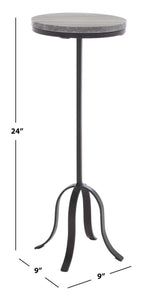 Safavieh Hiten Drink Table , ACC3714 - Grey Marble