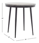 Safavieh Nylah Marble Side Table , ACC3716 - Grey Marble