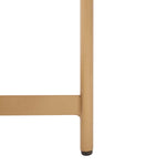 Safavieh Branwen Drink Table , ACC3723 - White Marble Top/Gold Legs
