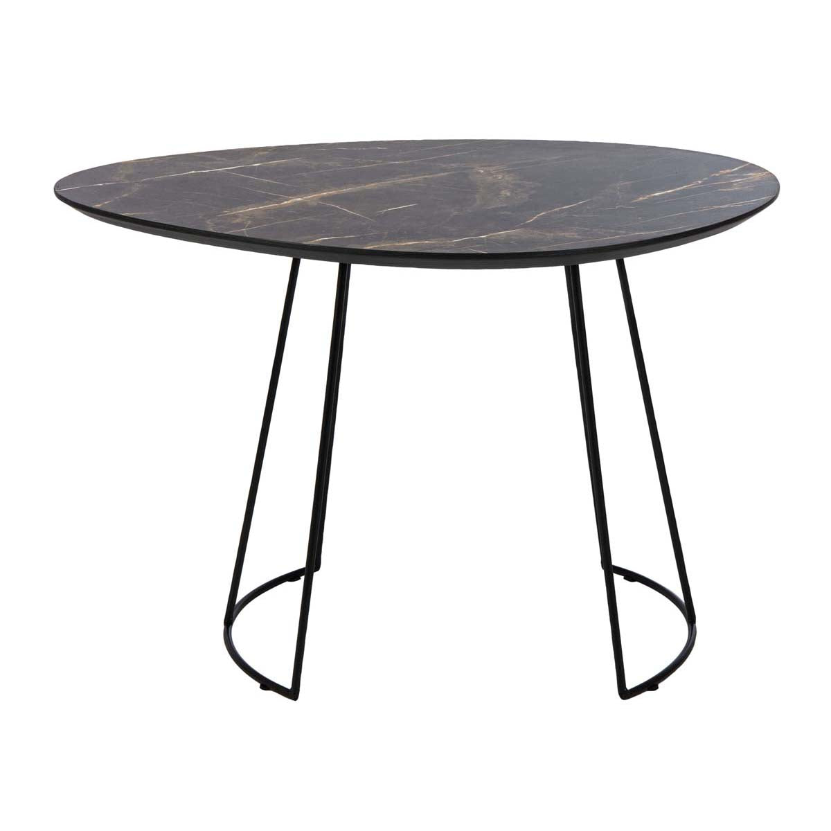 Safavieh Brooks Side Table , ACC4200 - Faux Grey Sandstone/Black
