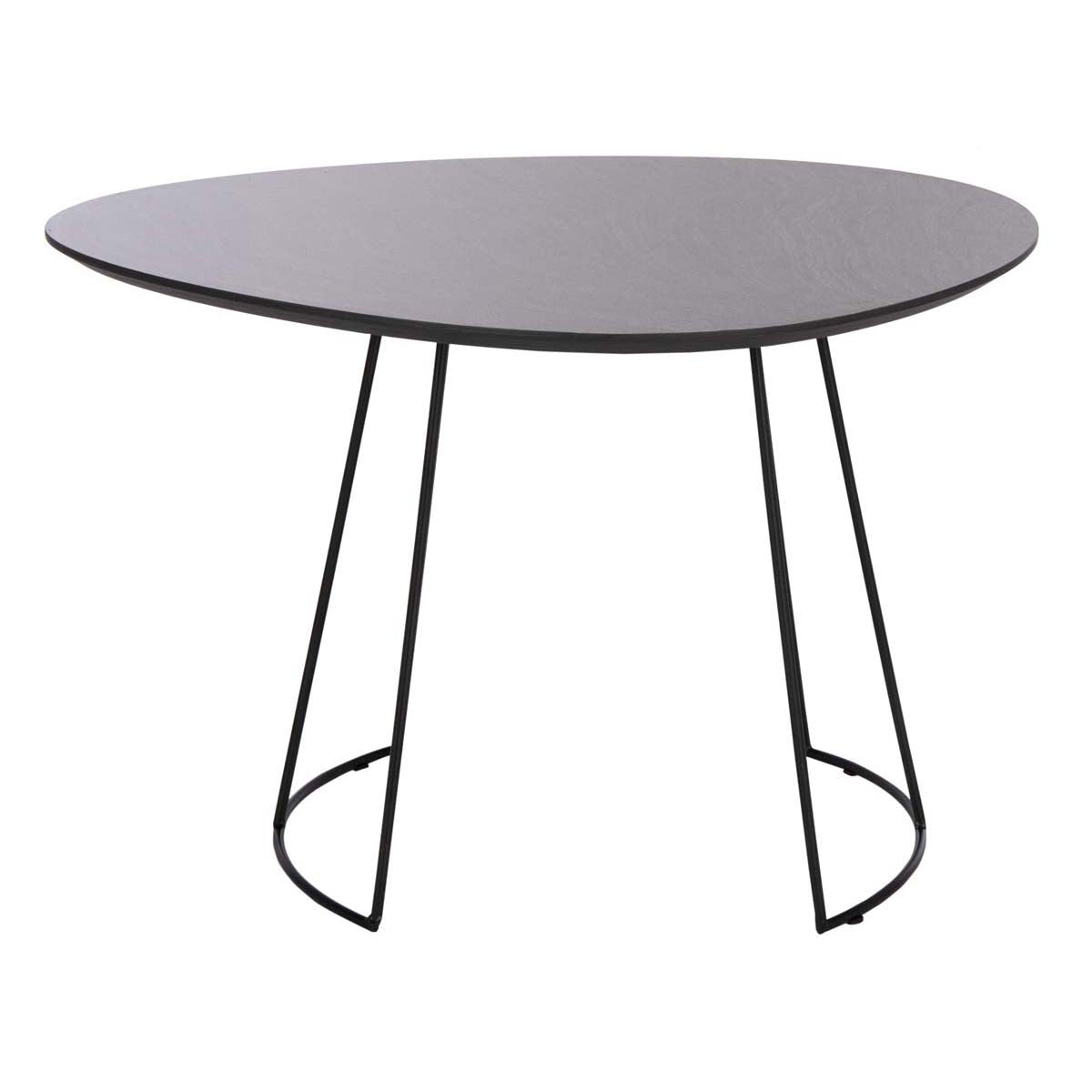 Safavieh Brooks Side Table , ACC4200 - Faux Dark Grey Stone/Black