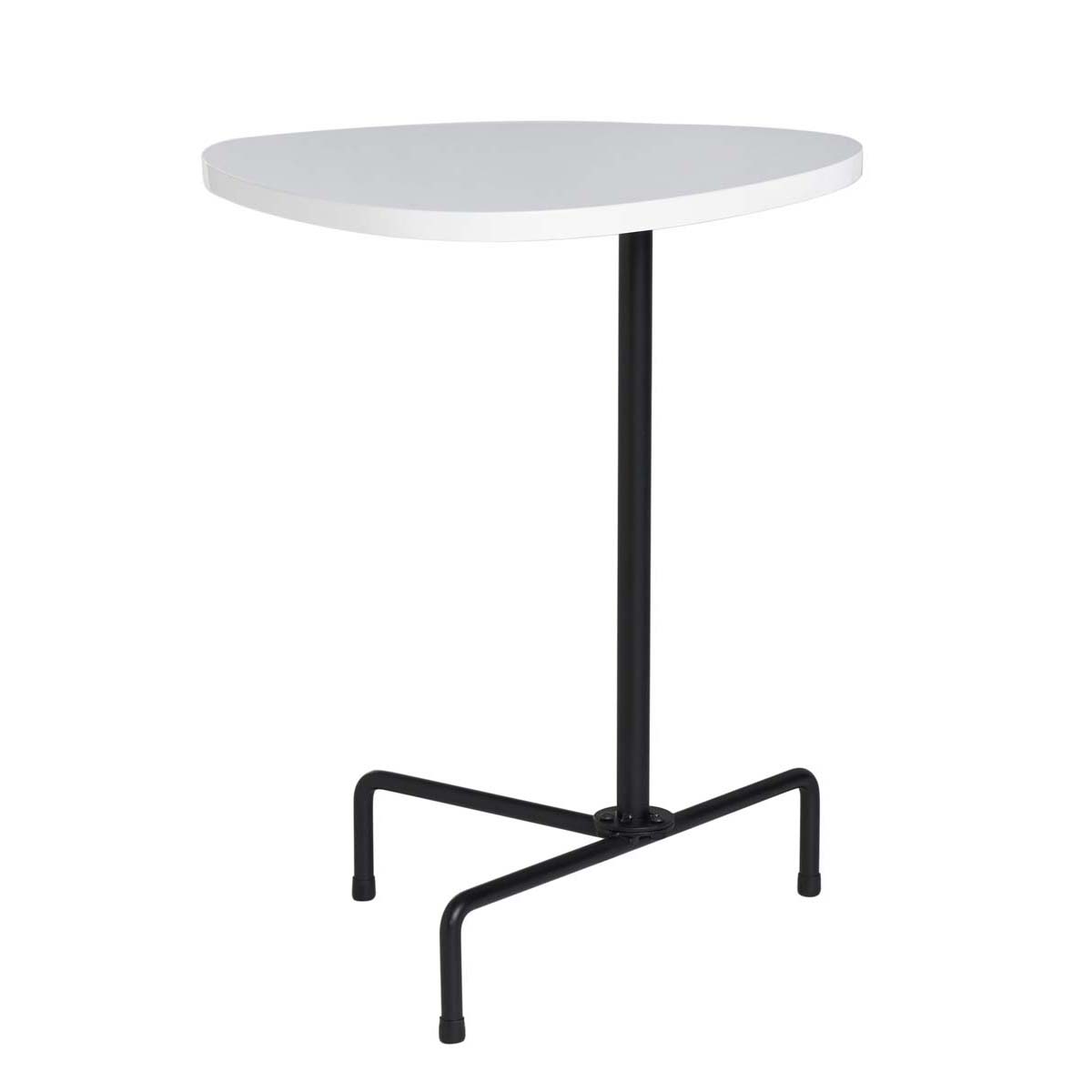 Safavieh Berlin Tripod Side Table , ACC4207 - White Lacquer/Black