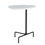 Safavieh Berlin Tripod Side Table , ACC4207 - White Lacquer/Black