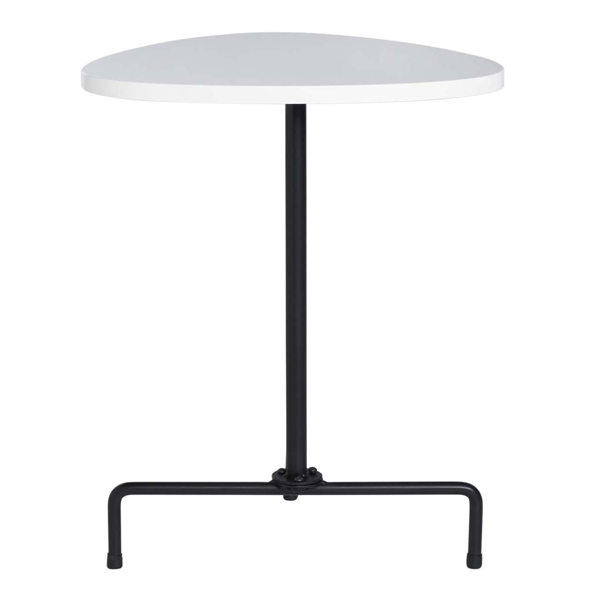 Safavieh Berlin Tripod Side Table , ACC4207 - White Lacquer/Black